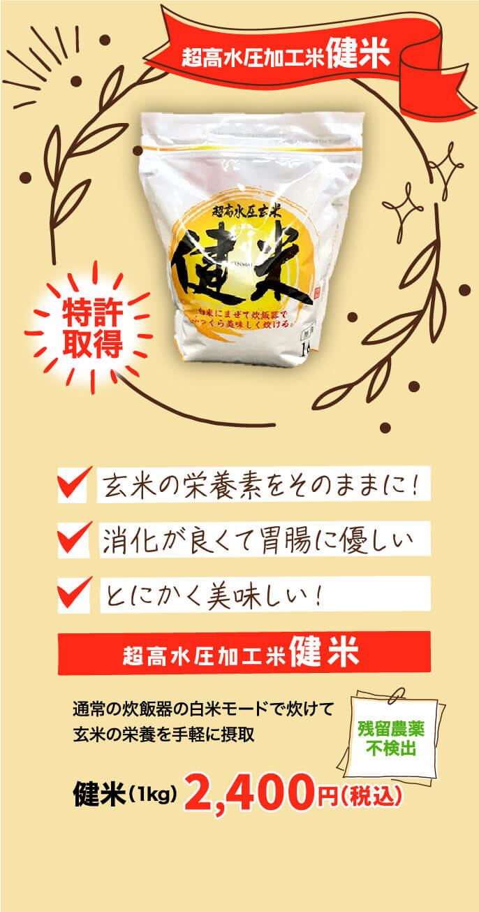 玄米の栄養素をそのままに！消化が良くて胃腸に優しい！とにかく美味しい！